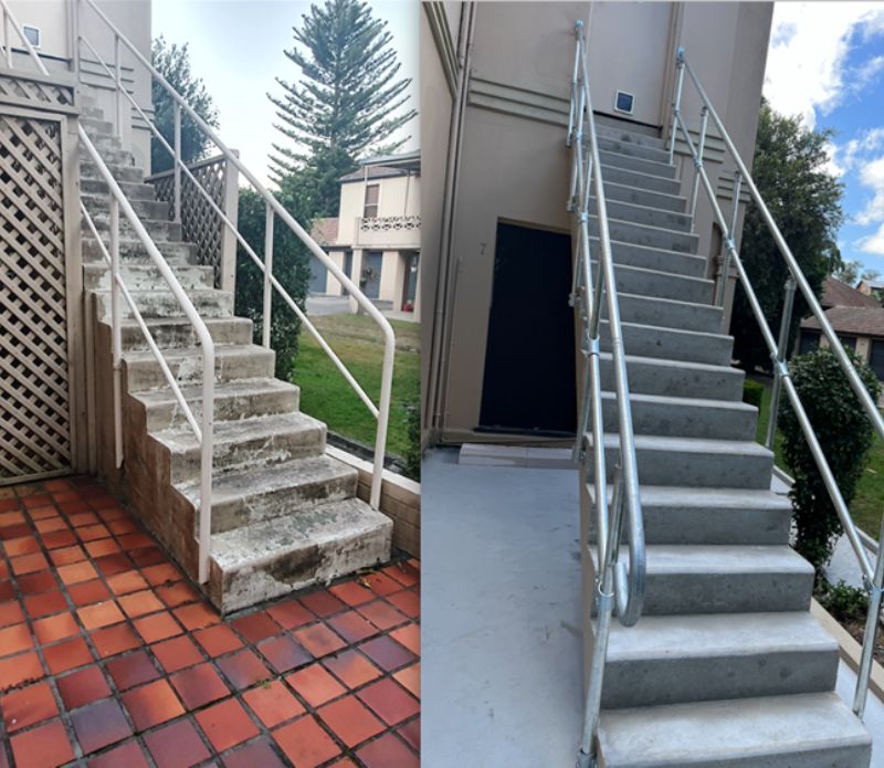 Stairs Reconstructions Before after